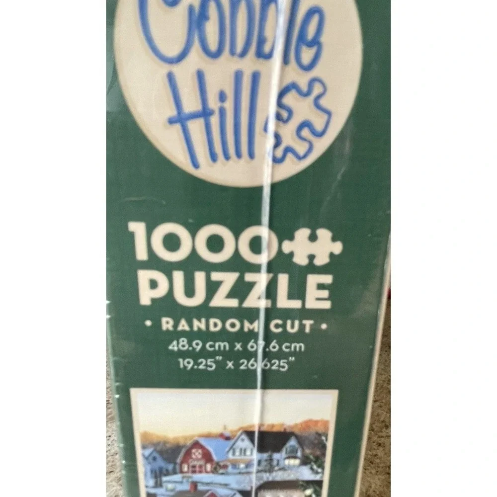Cobble Hill Village Tree Christmas 1000 Piece Puzzle‎ New Sealed